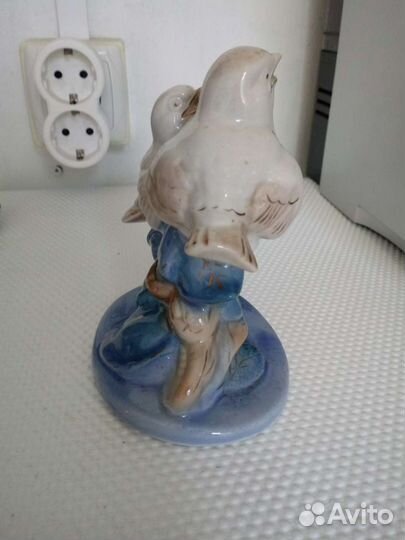 Статуэтка СССР Песнопение Старая Гжель