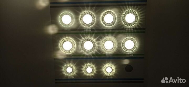 Светильник gx53 потолочный встраиваемый