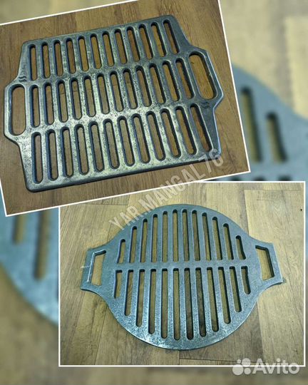 Чугунная решетка гриль