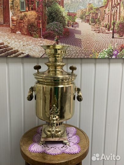 Самовар угольный на дровах 6-7 л Баташов