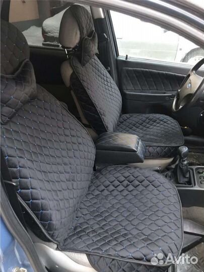 Чехлы-накидки Велюр. Цвет строчки на выбор