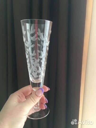 Фужеры хрустальные СССР весна