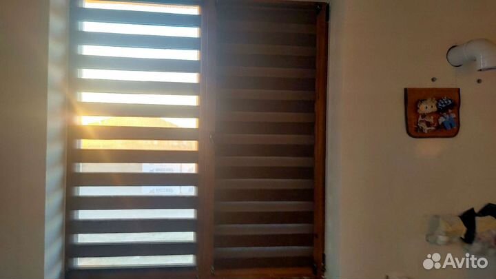 Рулонные шторы жалюзи в наличии Венге