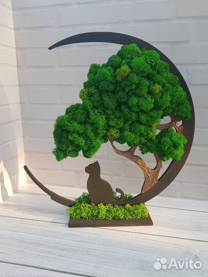 Панно из стабилизированного мха 