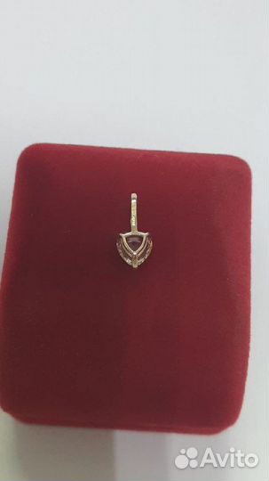 Е.О. Кулон с камнем, золото 585 (id 64255)