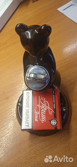 Пепельница с зажигалкой керамика СССР