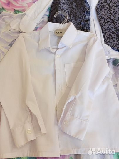 Рубашка с жилетом