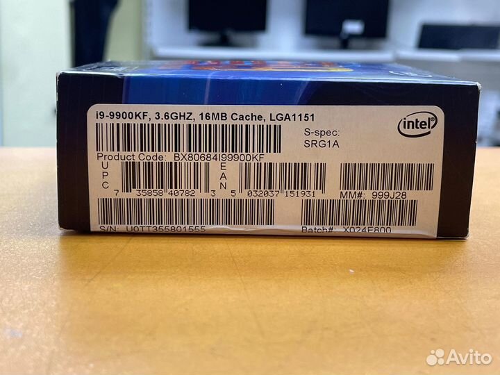 Процессор Intel Core i9-9900KF LGA1151 v2, 8 x 360