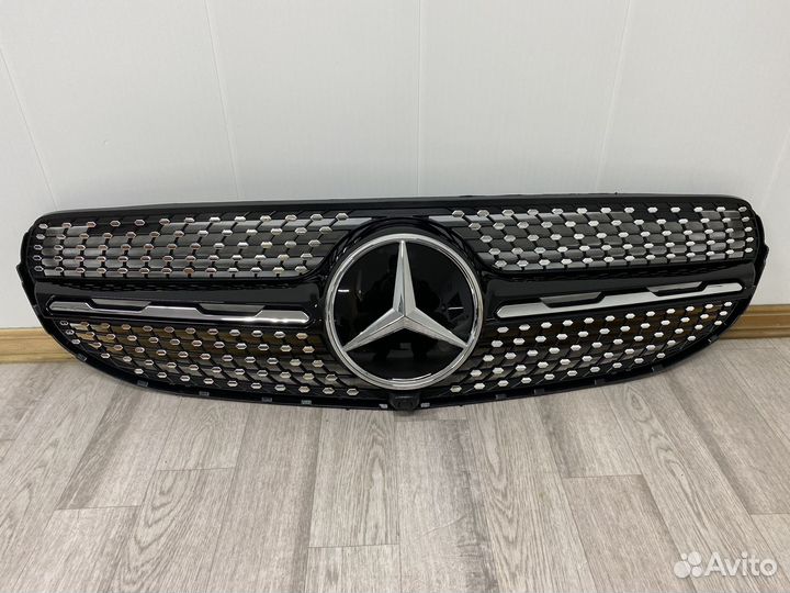 Решетка радиатора Mercedes glc 253 diamond рест