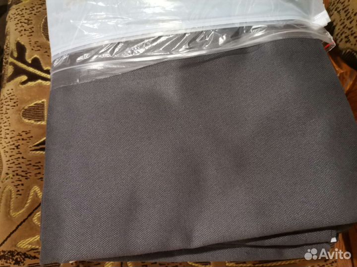 Шторы серые 2 шт