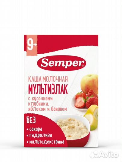 Kabrita каша, каша semper