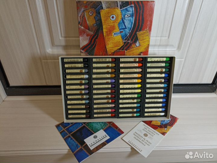 Лот 2 набора Масляная Sennelier oil pastel 48 24