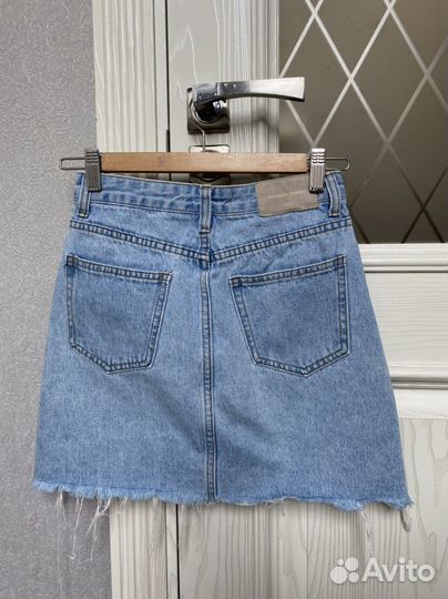 Юбка джинсовая мини
