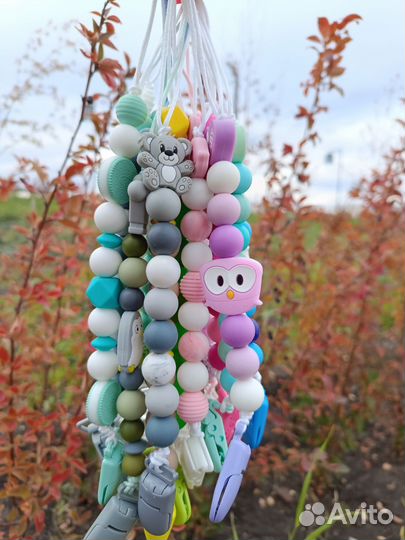 Силиконовый держатель для пустышки