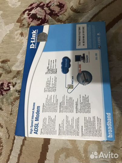 Новый D-Link adsl Modem DSL-200