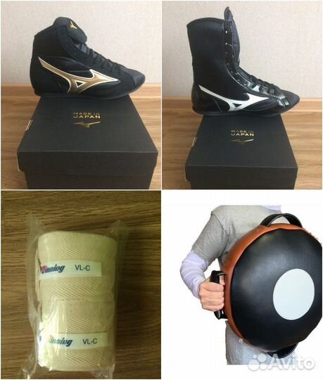 Боксёрские бинты winning, боксёрки, макивара