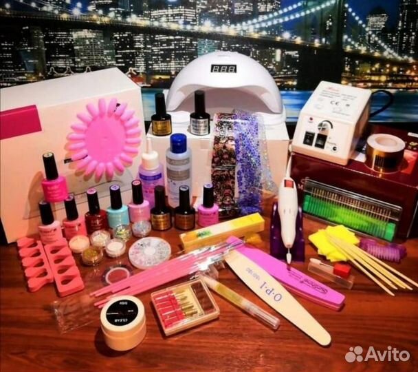 Набор для шеллака и маникюра Люкс