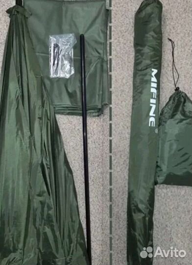 Зонт с ветрозащитой