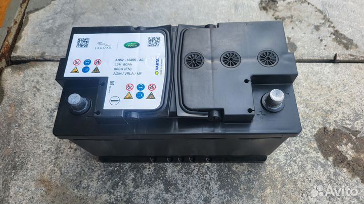 Аккумулятор agm 80 ah оригинал Jaguar
