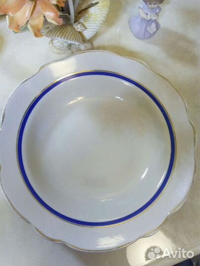 Тарелка столовая СССР, Чудово 23 см