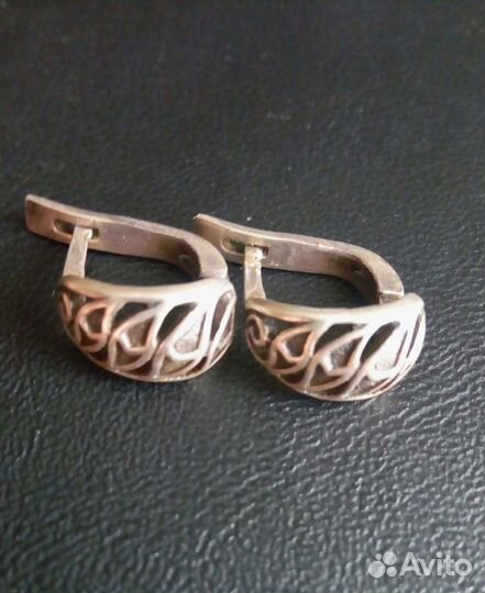 Серьги винтаж и кулон