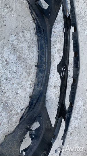 Бампер передний opel astra j с омывателями рест