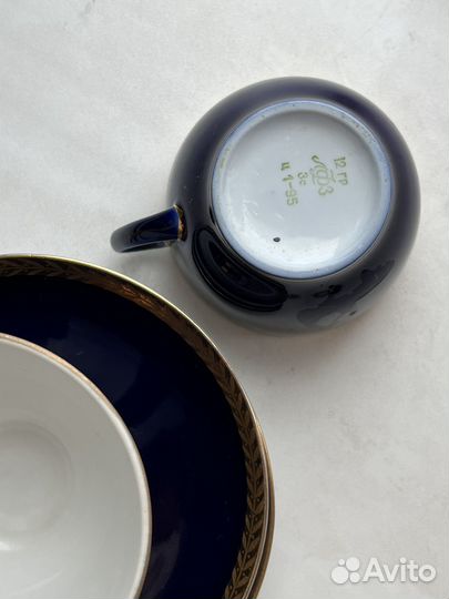 Чашка с блюдцем лфз
