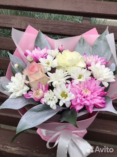 Живые цветы букеты