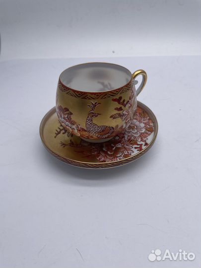 Кофейная пара. Япония. Костяной фарфор