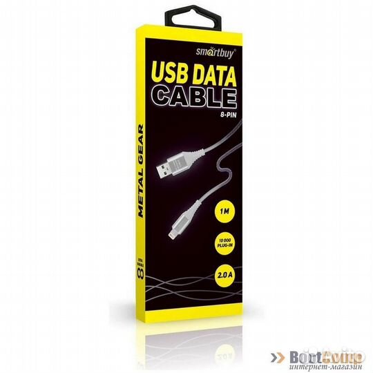 Кабель Smartbuy 8pin Gear (iK-512ERGbox red) /50 К