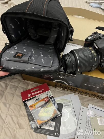 Фотоаппарат nikon d 5200 18-55 VR Kit бу