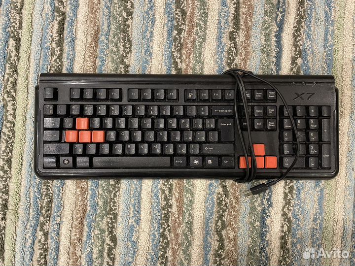 Игровая клавиатура A4Tech X7-G300 Black USB