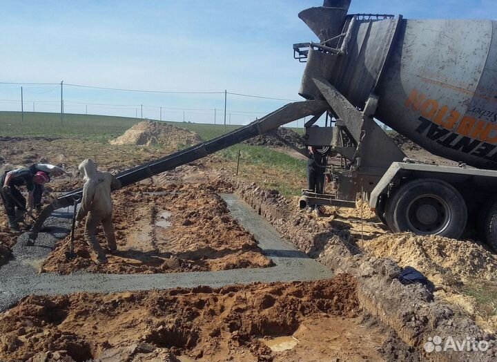 Бетон под установку свай