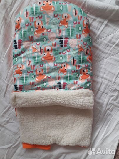 Зимний конверт в коляску