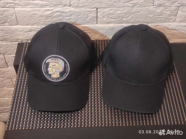 Бейсболка Мужская Jack Wolfskin и Diesel Black