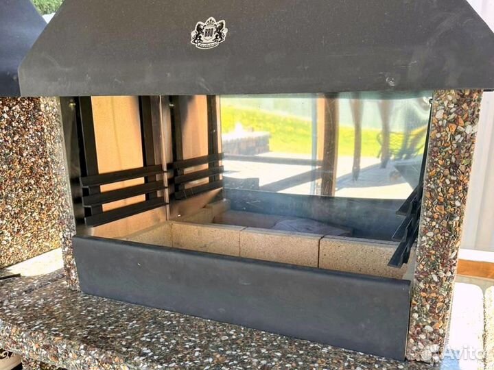 Печь барбекю, печь под казан, стол разделочный