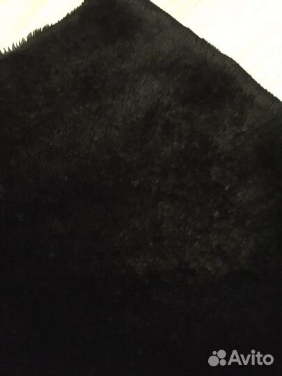 Накидка меховая черная
