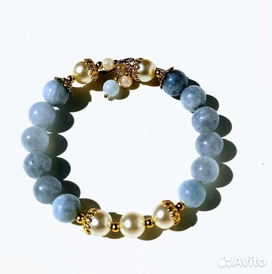 Браслеты из аквамарина