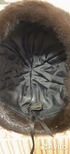 Норковая шапка мужская