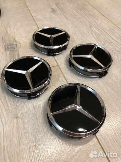 Колпачки на литые диски Mercedes