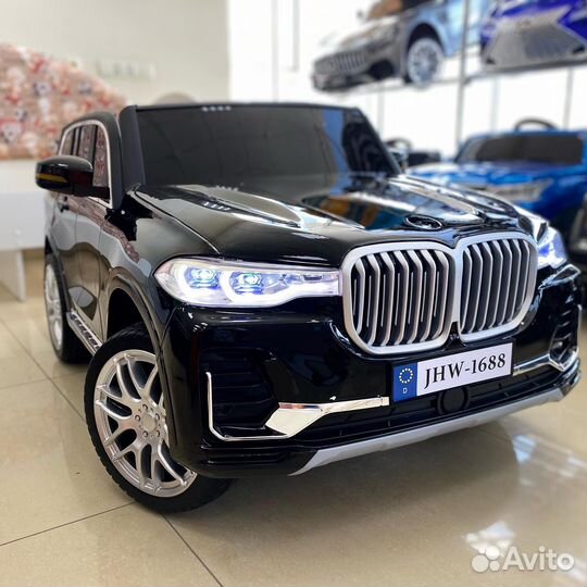 Детский электромобиль BMW X7 двухместрый