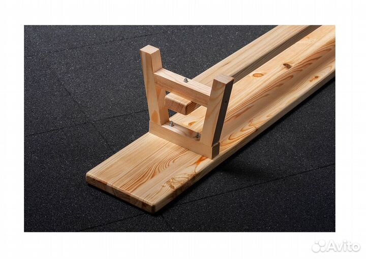 Скамья гимнастическая деревянный брус, 2500x300 мм