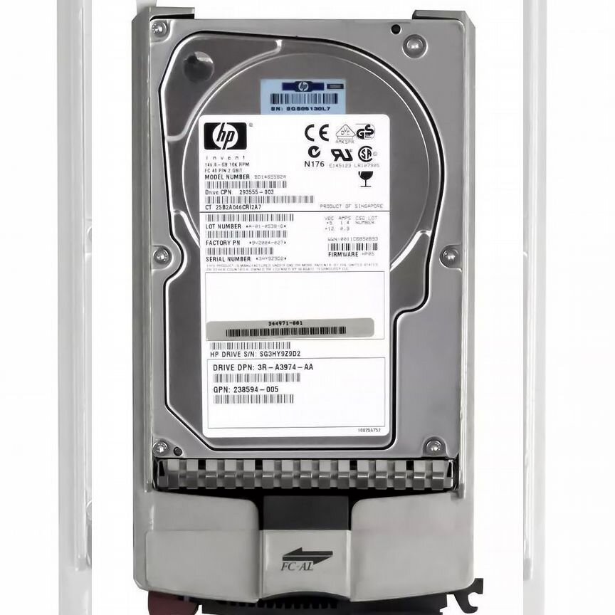 [293555-003] Жесткий Диск Hp Bd14655b2a 146,8gb Fibre Channel 293555-003