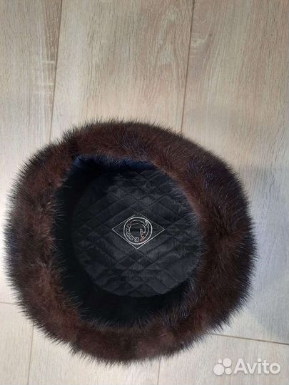 Норковая шапка мужская ушанка