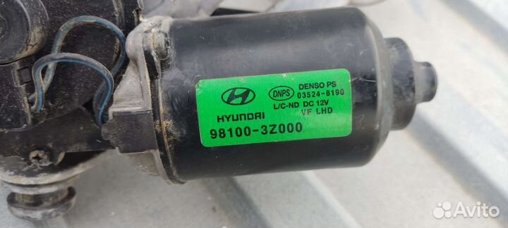 Трапеция дворников на Hyundai i40