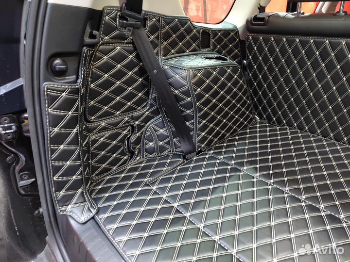 3D коврики в багажник land cruiser prado 150