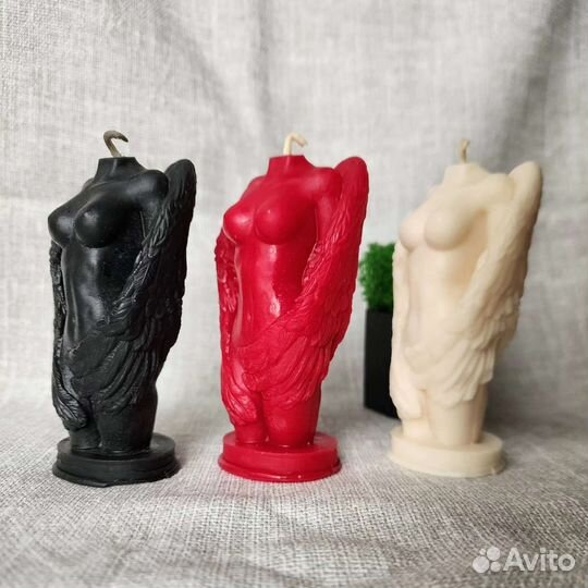 Свеча ангел фигура