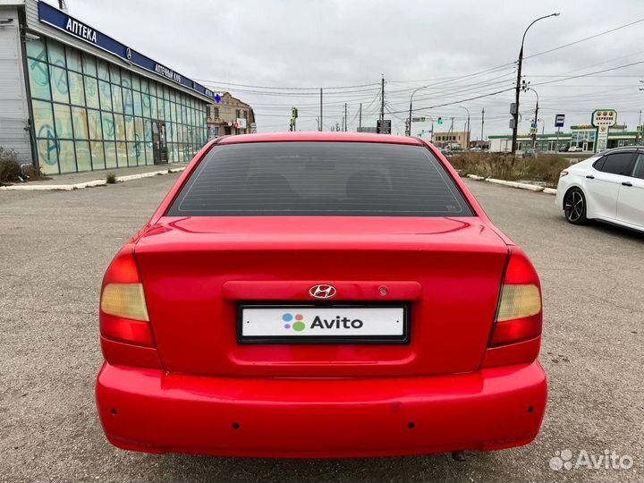 Hyundai Accent 1.5 AT, 2000, 192 991 км