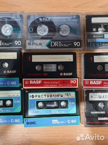 Аудиокассеты Hitachi, basf, Fuji, snc объявление продам
