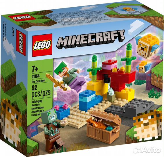 Конструктор lego Minecraft 21164 Коралловый риф